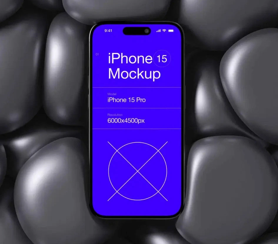 Modern iPhone UI Display